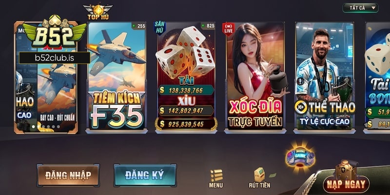 B52club là cổng game hoạt động hợp pháp