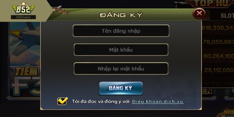 Đăng ký B52Club dễ dàng, chỉ mất chưa đến 1 phút